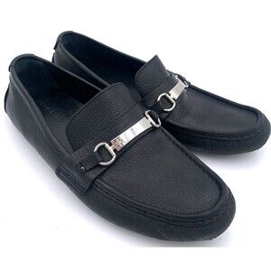Cole Haan Somerset Bit II C11835 Black Leather Driving Loafers Shoe Mens sz 9.5M